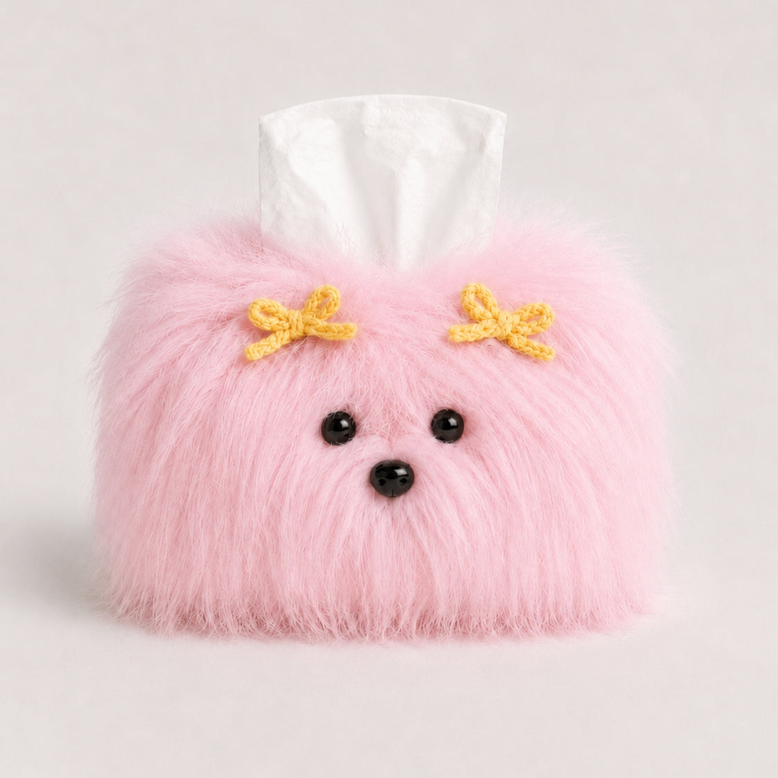 Shaggy Dog Tissue Box Cover