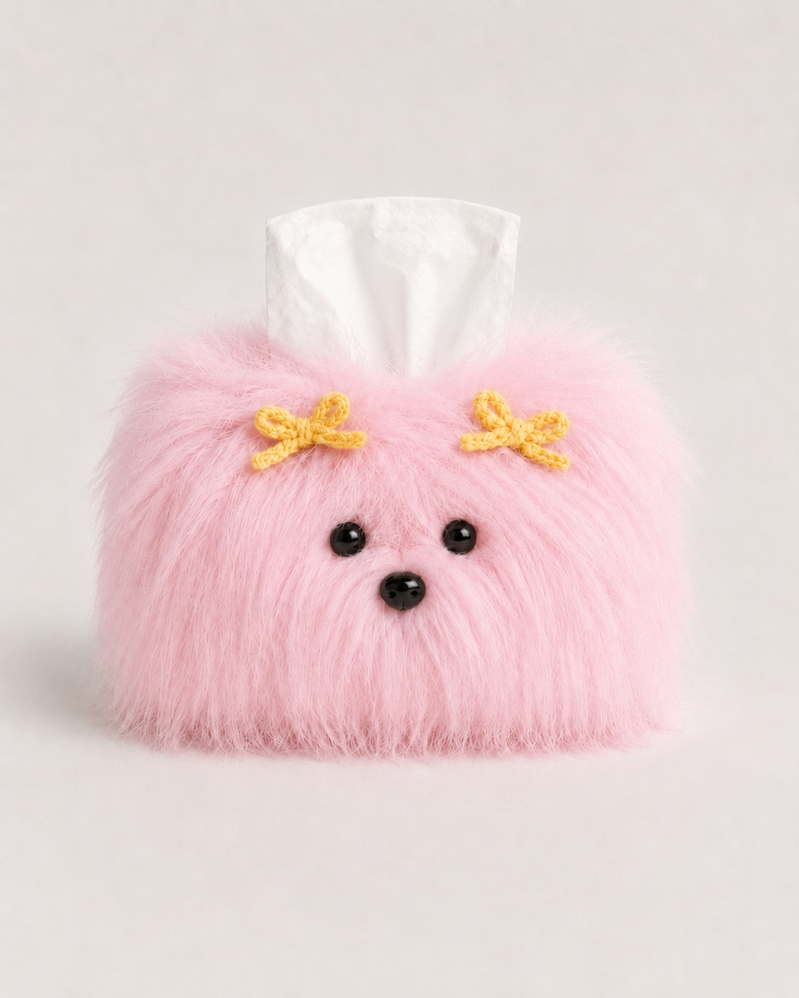 Shaggy Dog Tissue Box Cover