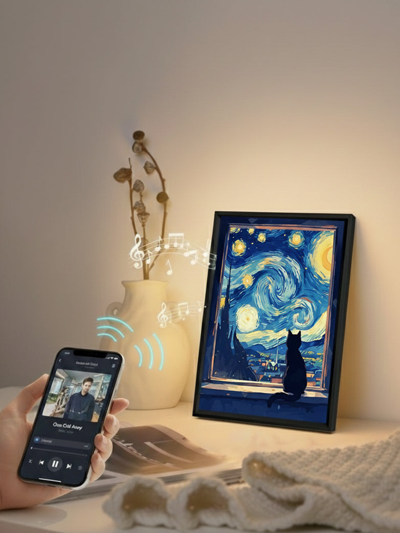 Starry Night Bluetooth Speaker Frame Light