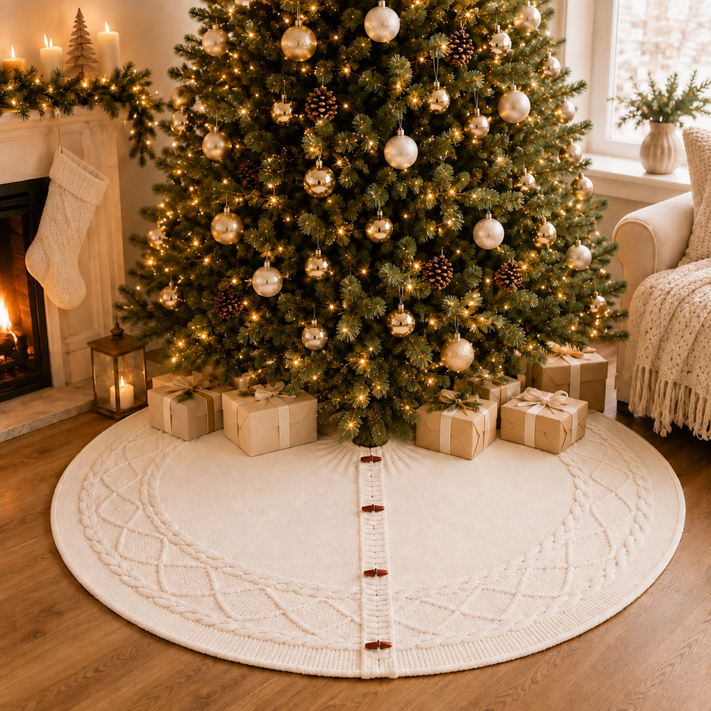 Christmas tree skirt​ | tree skirt​ | Skirts for tree​ | Festive tree skirt​